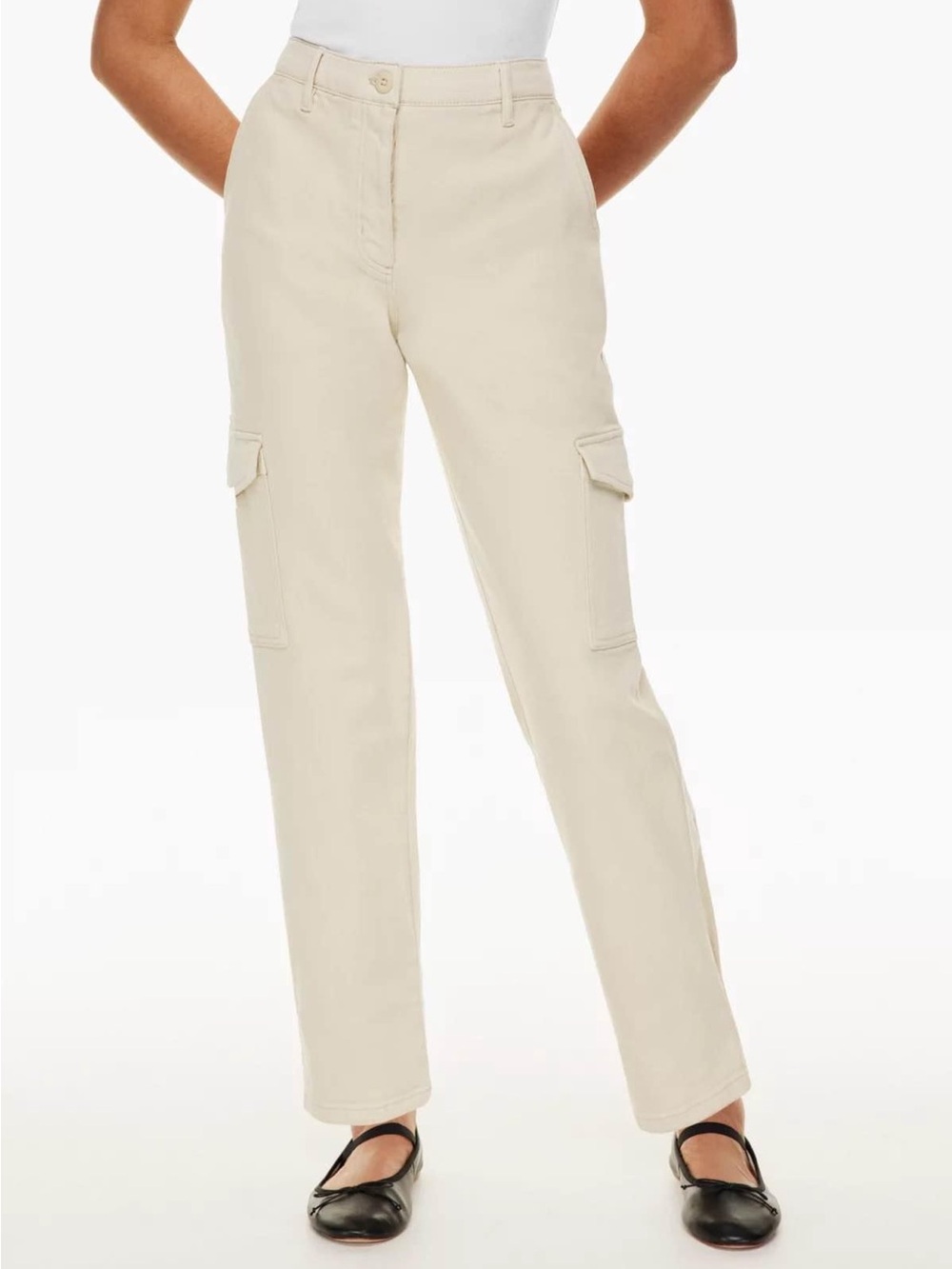 Aritzia Wilfred “Modern Cargo Pants” in Light Birch